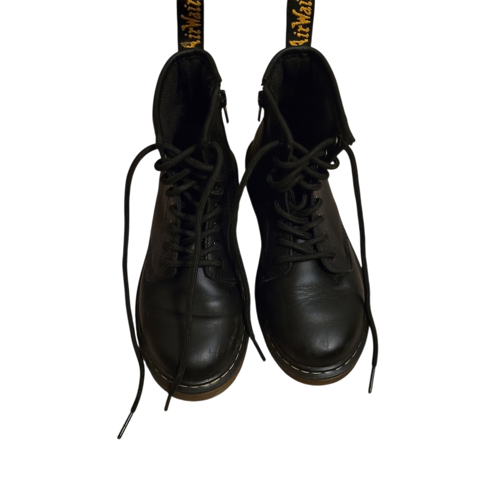 Dr. Martens Black Leather Combat Boots
